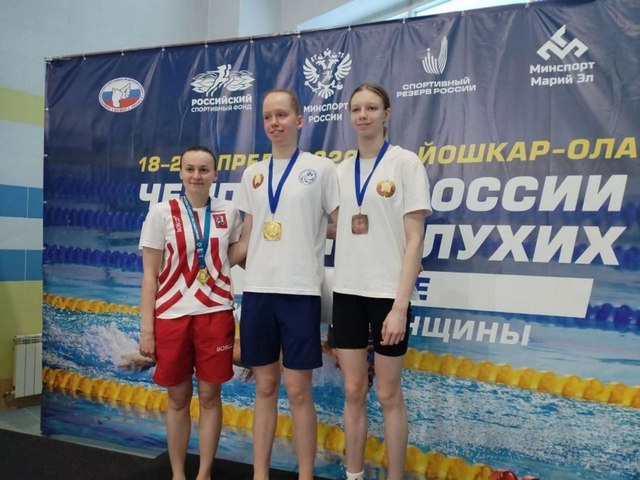Чемпионат России по плаванию среди спортсменов с нарушением слуха